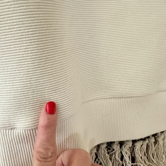 Varley Cream Cowl Neck Sweater - Picture 4 of 10